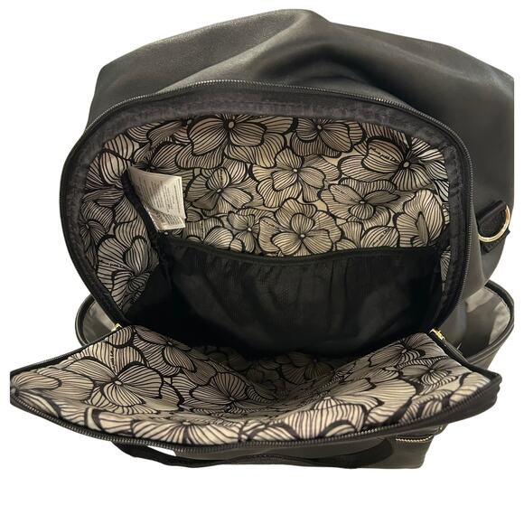 Petunia Pickle Bottom Leatherette Boxy Backpack - Picture 2 of 5